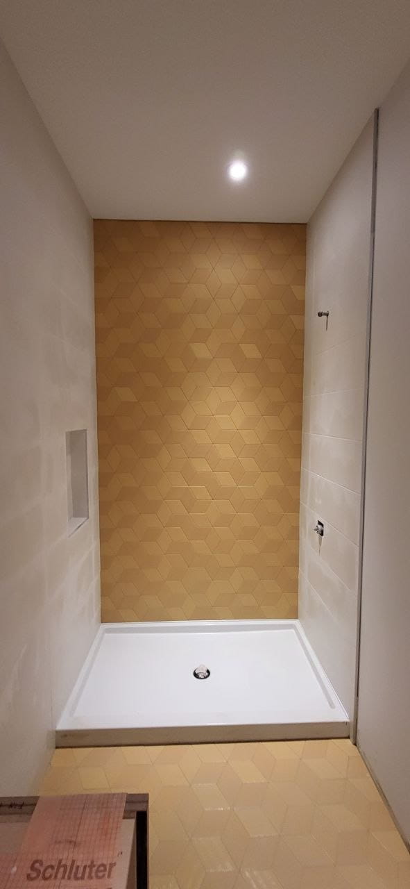 Luxury tile surface completed by North Shore Tiling