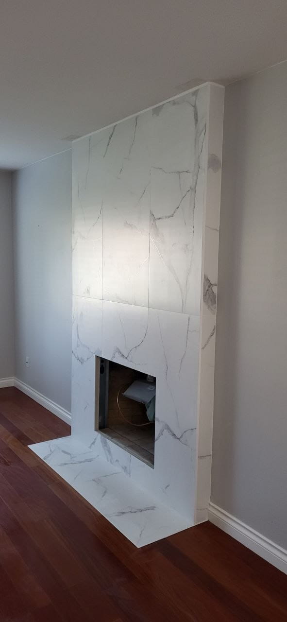 Finished tile installation by North Shore Tiling